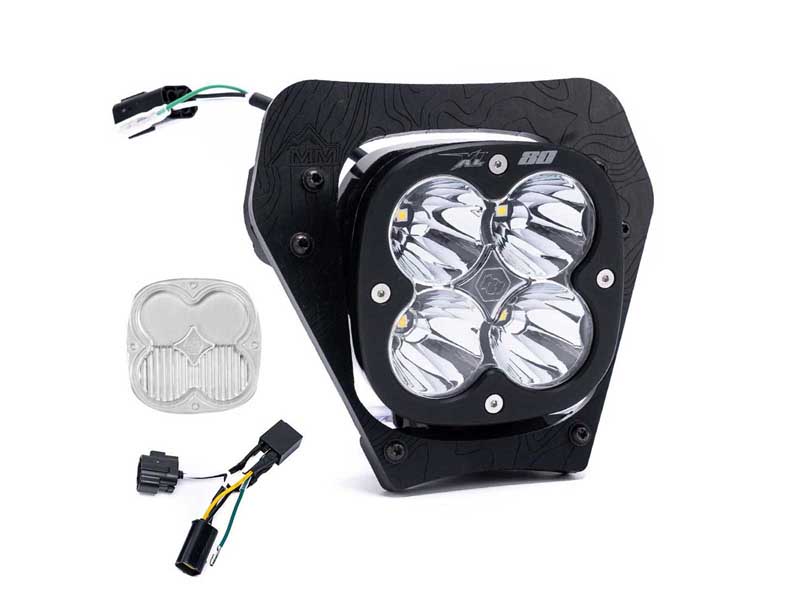 Baja Designs 677101 KTM XL80 D/C Headlight Kit w/Hi-Low Harness 2024+ 350 EXC-F 500 EXC-F Spot Clear