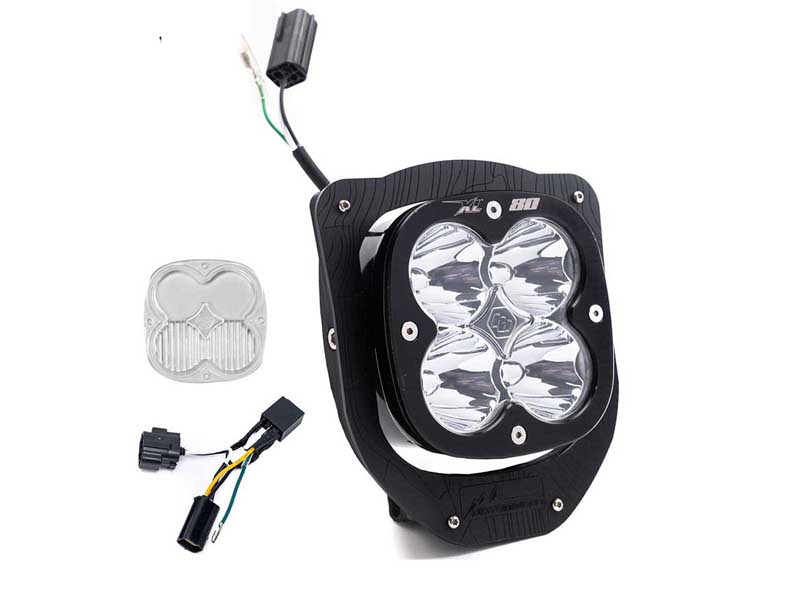 Baja Designs 677105 Husqvarna XL80 D/C Headlight Kit w/ Hi-Low 2024-Up FE 350S FE 501S Spot Clear