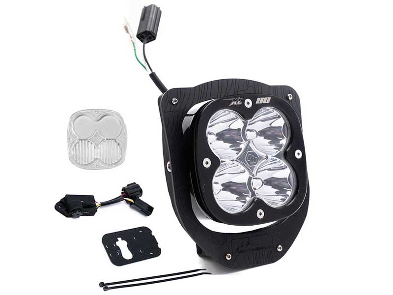 Baja Designs 677107 Husqvarna XL80 D/C Headlight Kit w/ Dimmer 2024+ FE350W FE 501W FE450 Spot Clear