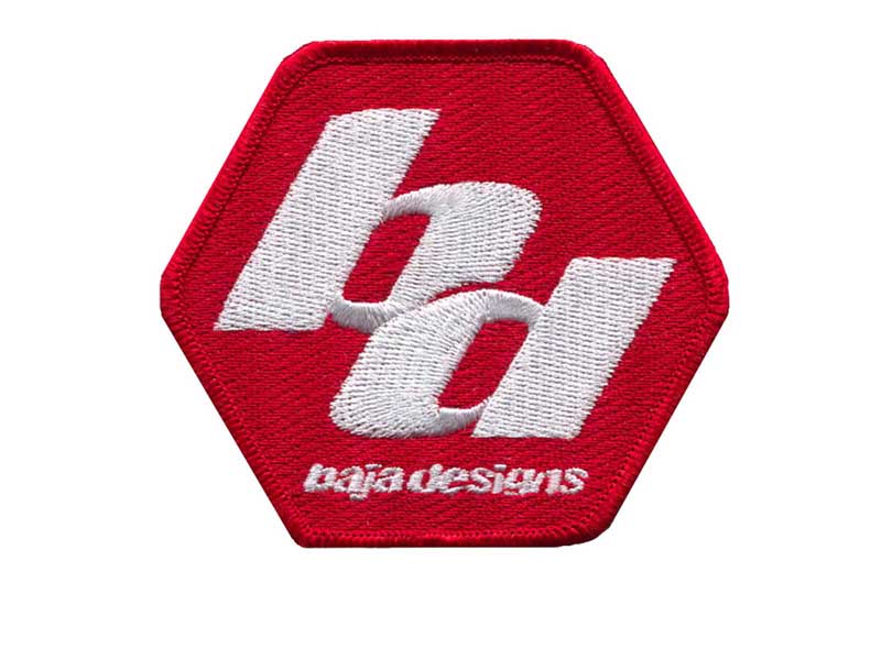 Baja Designs 980031 Patch 3x3 Inch Red/White