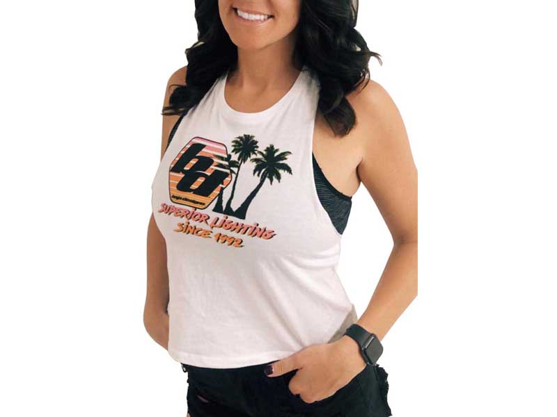 Baja Designs 980051 Shirt Superior 90's Quality BD Ladies Medium White