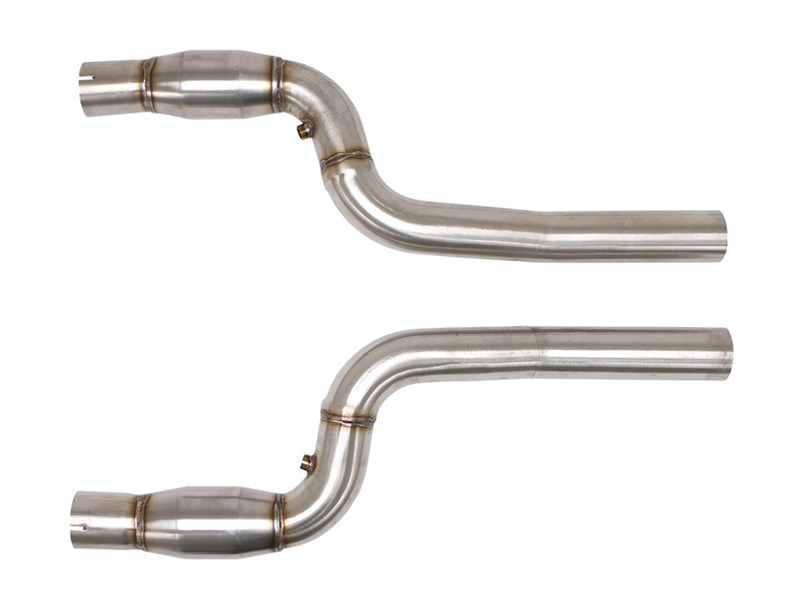 BBE FBOD-0765 Billy Boat High-Flow Catted Mid-Pipes for 2010-2015 Camaro V8 with BBE Headers