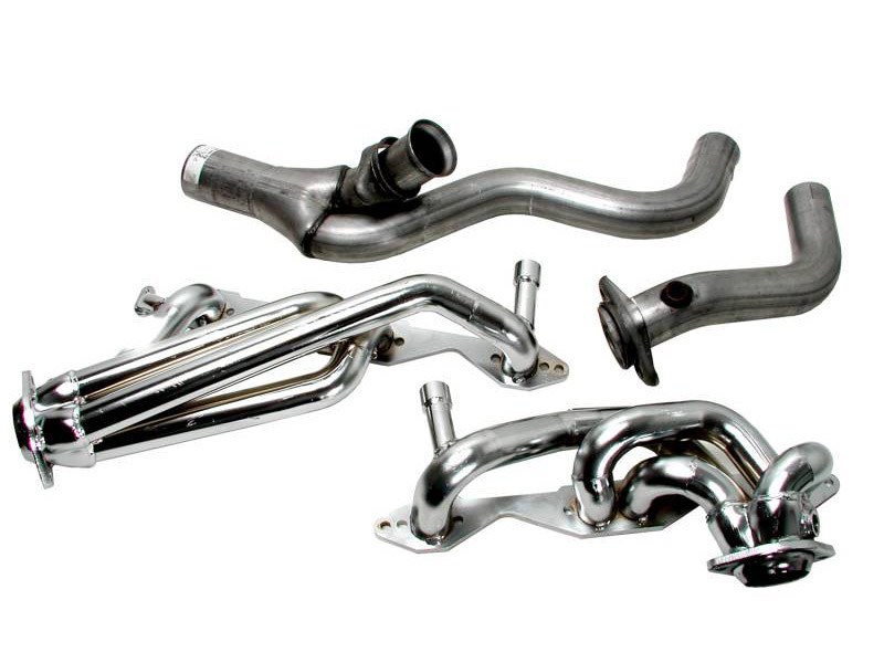 BBK 1567 1994-1995 GM LT-1 SINGLE CAT 1-5/8 SHORTY HEADERS (CHROME)