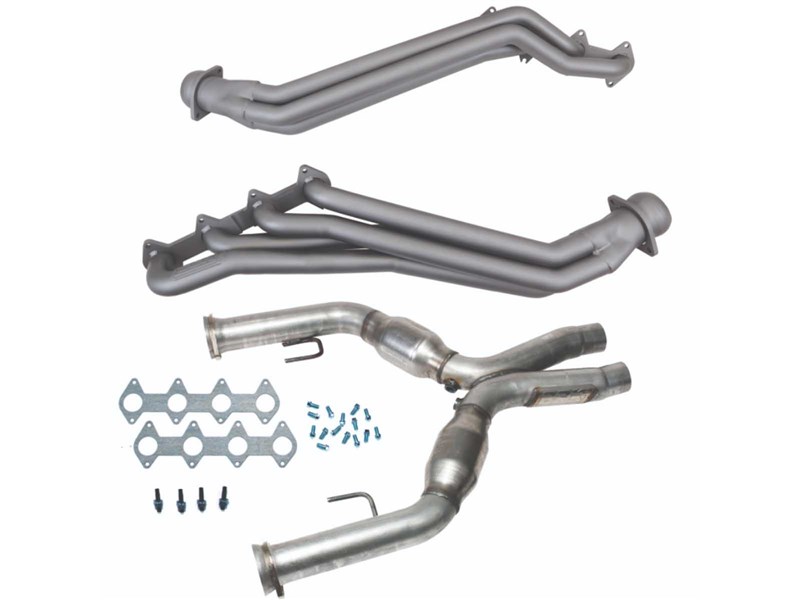 BBK 16412 1-5/8" Headers & High-Flow Catted X-Pipe for 2005-2010 Ford Mustang GT