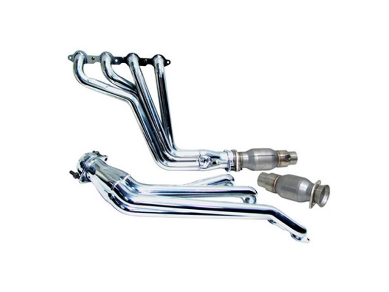 BBK 4021 2010-2015 Camaro SS V8 1-3/4" Long Tube Headers W/High Flow Cats - Chrome