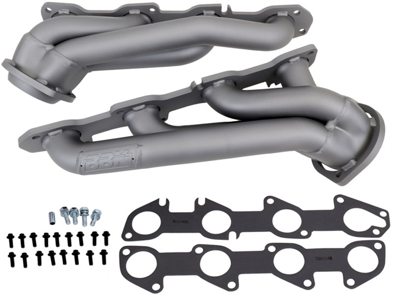 BBK 4028 1-3/4" Titanium Ceramic Coated Shorty Headers 2009-2023 Challenger Charger 300C Magnum 5.7