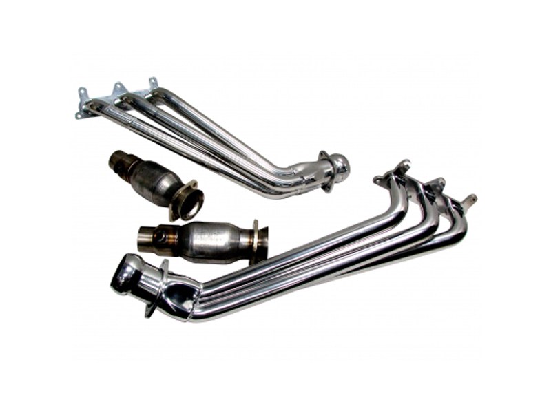 BBK 4041 2010-2011 Camaro V6 1-5/8" Long Tube Headers W/High Flow Cats - Chrome