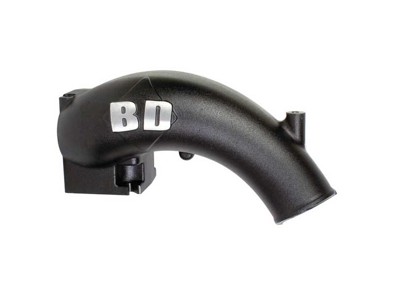 BD Diesel 1041555 X-Flow Power Intake Elbow Black Dodge 2003-2007 5.9L Cummins