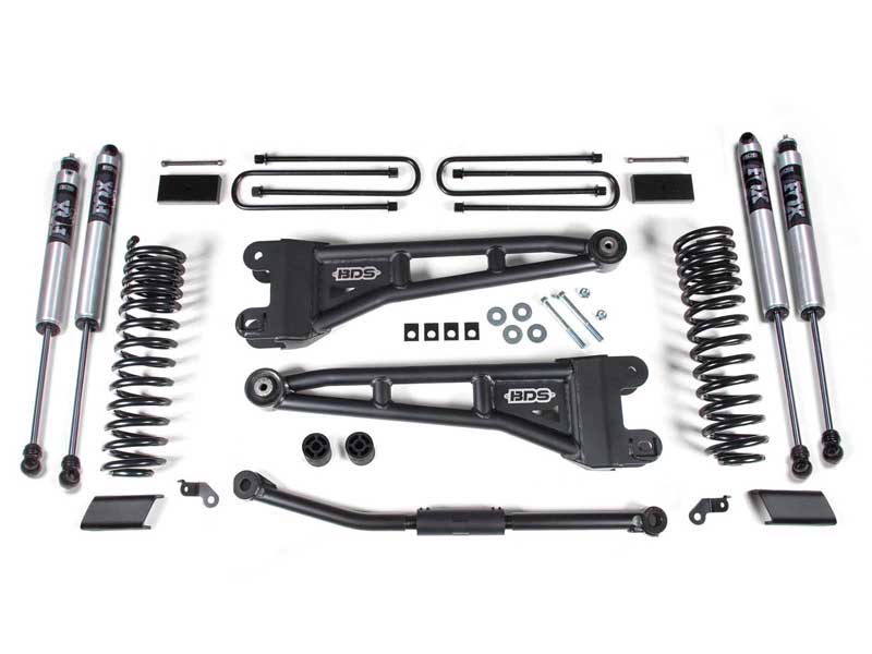 BDS Suspension BDS1306FS 2.5" Lift Kit w/Radius Arm 2023-2024 F450 W/Fox 2.0 Performance Shocks