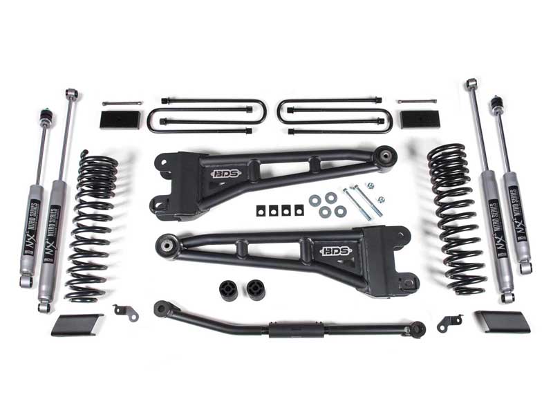 BDS Suspension BDS1306H 2.5" Lift Kit w/ Radius Arm 2023-2024 Ford F450 W/ NX2 Nitro Shocks