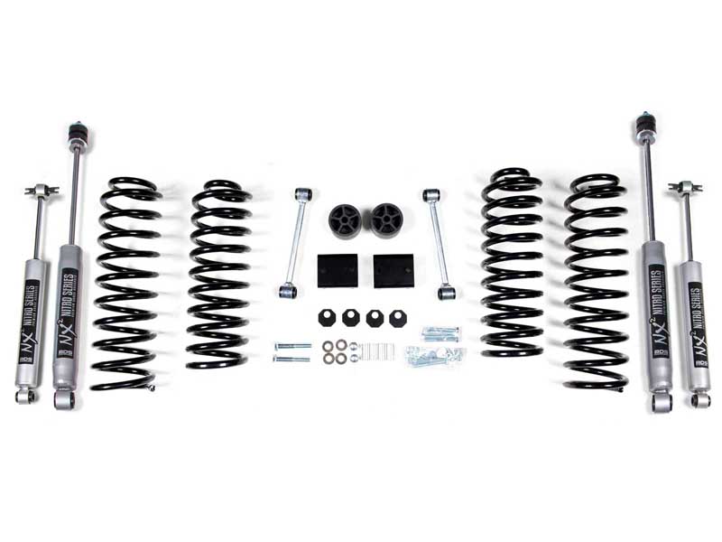 BDS Suspension BDS1402FS 2" Lift Kit Coil Spring 2007-2011 Wrangler JK 4-Door