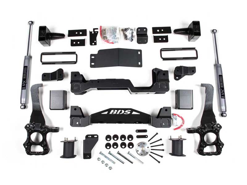 BDS Suspension BDS1532H 6" Lift Kit 2015-2020 Ford F150 4WD 5" Block Kit NX2 Nitro Shocks