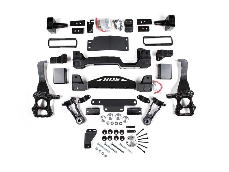 BDS Suspension BDS1558H 4" Lift Kit Ford 2019-2020 Ford F150 Raptor 4WD 5" Block Kit
