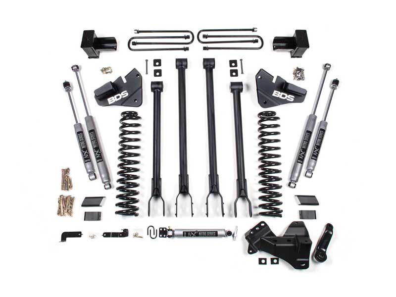 BDS Suspension BDS1559H 4" Lift Kit 4-Link Conversion 2017-2019 Ford F250/F350 4WD Gas