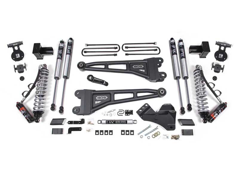 BDS Suspension BDS1563FPE 4" Lift Kit w/Radius Arm FOX 2.5 Coil-Over 2020-2022 F350 4WD DRW Diesel