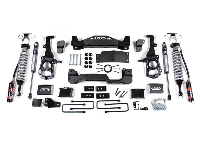 BDS Suspension BDS1579FPE 6" Lift Kit FOX 2.5 Performance Elite Coil-Over 2021-2025 F150 4WD
