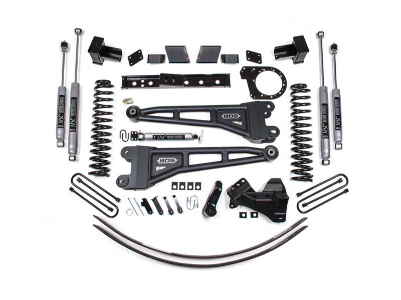 BDS Suspension BDS1580FS 6" Lift Kit w/ Radius Arm 2017-2019 Ford F250/F350 4WD Diesel