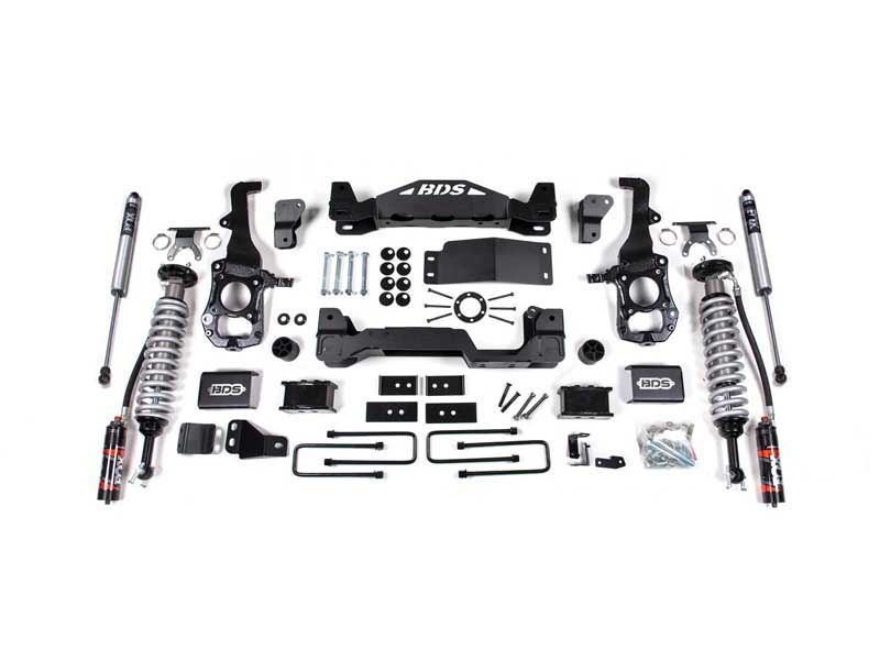 BDS Suspension BDS1583FPE 4" Lift Kit FOX 2.5 Performance Elite Coil-Over 2021-2024 F150 4WD