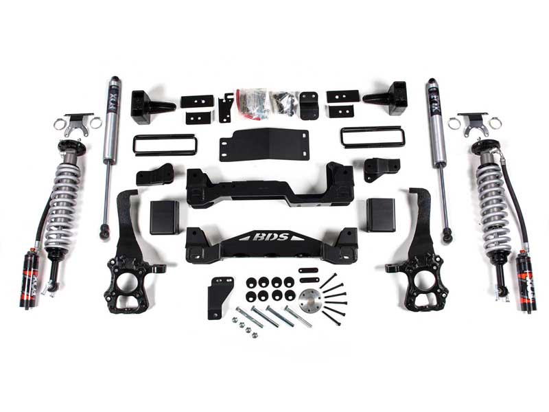 BDS Suspension BDS1590FPE 4" Lift Kit FOX 2.5 Performance Elite Coil-Over 2015-2020 F150 4WD