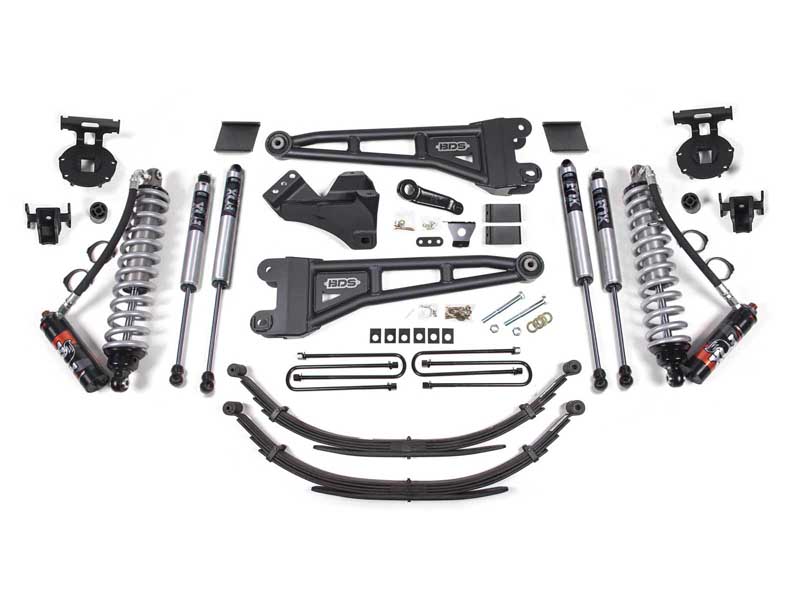 BDS Suspension BDS1592FPE 6" Lift Kit w/Radius Arm FOX 2.5 Coil-Over 2011-2016 F250/F350 4WD Diesel