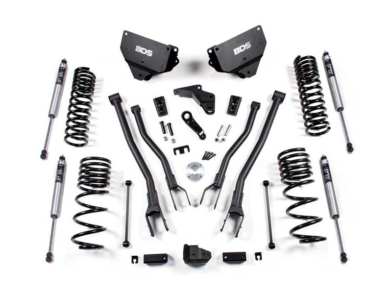 BDS Suspension BDS1602FS 4" Lift Kit w/ 4-Link 2014-2018 Ram 2500 4WD Diesel