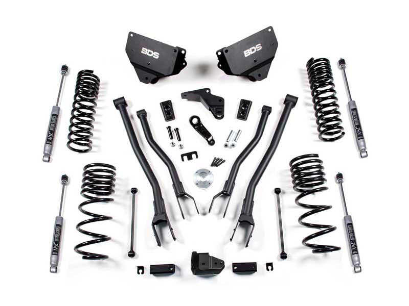 BDS Suspension BDS1602H 4" Lift Kit w/ 4-Link 2014-2018 Ram 2500 4WD Diesel NX2 Nitro Shocks