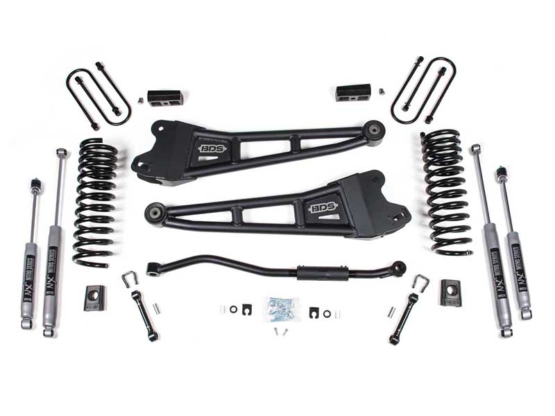 BDS Suspension BDS1622FS 3" Lift Kit w/ Radius Arm 2013-2018 Ram 3500 4WD Diesel
