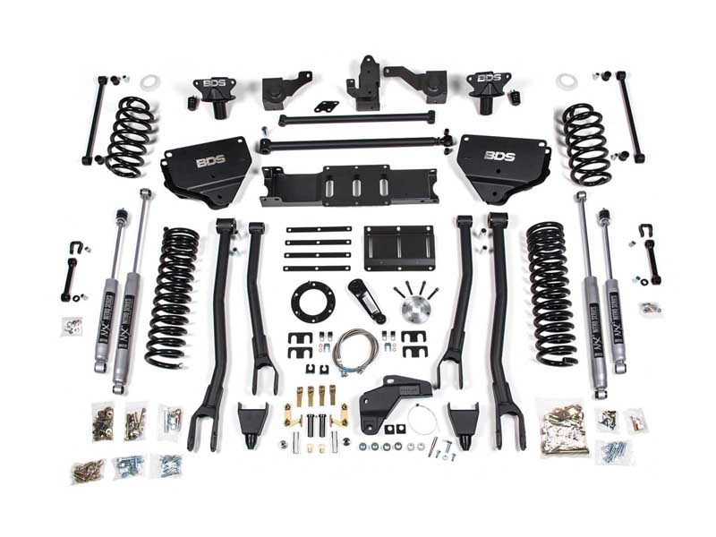 BDS Suspension BDS1626FS 8" Lift Kit w/ 4-Link 2014-2018 Ram 2500 4WD Diesel