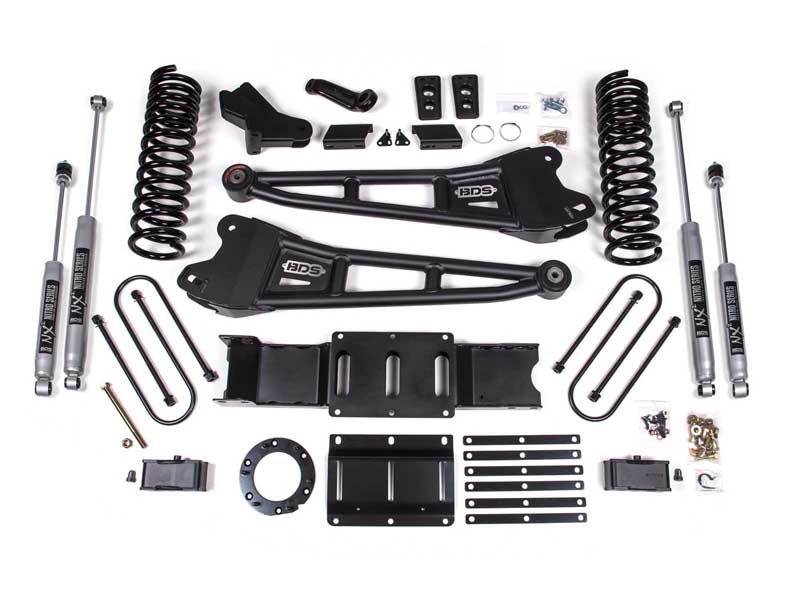 BDS Suspension BDS1657FS 4" Lift Kit w/Radius Arm 3" Rear Block 2019-2024 Ram 3500 4WD Diesel