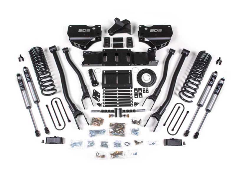 BDS Suspension BDS1672FS 4" Lift Kit w/ 4-Link Ram 2019-2023 Ram 3500 4WD Diesel