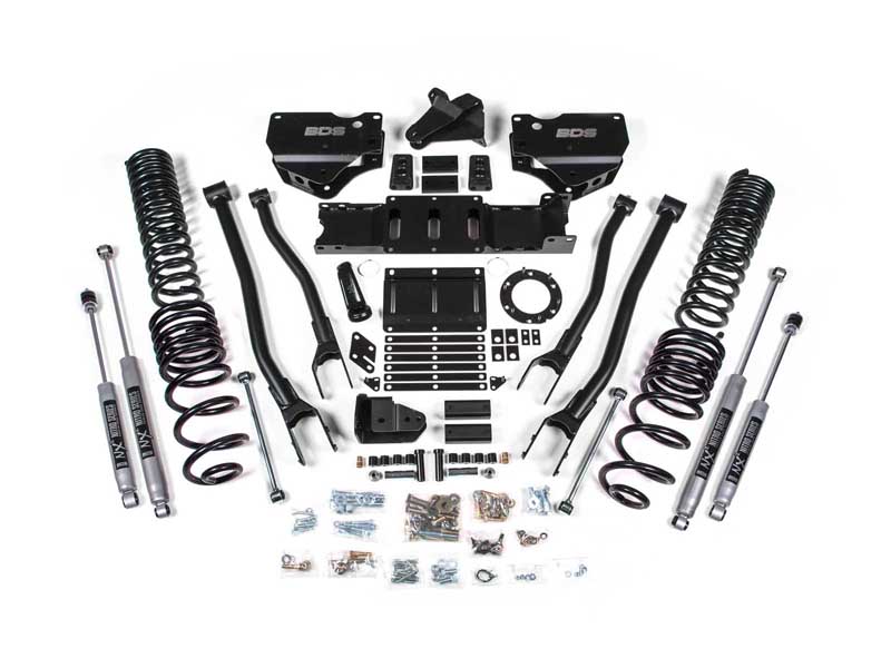 BDS Suspension BDS1674FPE 4" Lift Kit w/ 4-Link 2019-2024 Ram 2500 4WD Diesel
