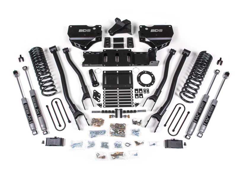 BDS Suspension BDS1676H 4" Lift Kit w/ 4-Link Ram 2019-2023 Ram 3500 4WD Gas