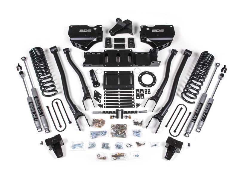 BDS Suspension BDS1693FPE 6" Lift Kit w/ 4-Link 2019-2024 Ram 3500 4WD Diesel
