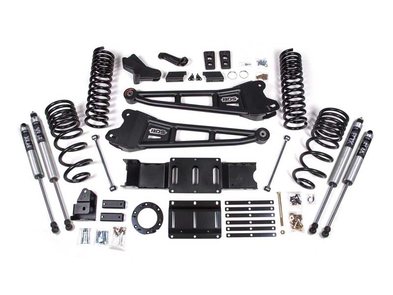 BDS Suspension BDS1702FS 4" Lift Kit w/ Radius Arm Ram 2019-2023 Ram 3500 4WD Gas