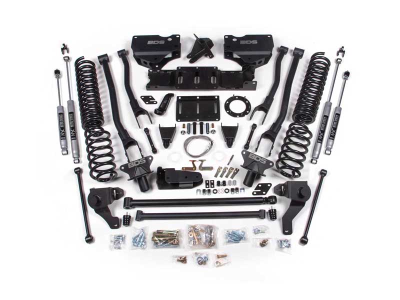 BDS Suspension BDS1727H 8" Lift Kit w/ 4-Link 2019-2024 Ram 2500 4WD Diesel NX2 Nitro Shocks