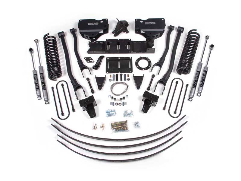 BDS Suspension BDS1728H 8" Lift Kit w/ 4-Link 2019-2024 Ram 3500 4WD Diesel