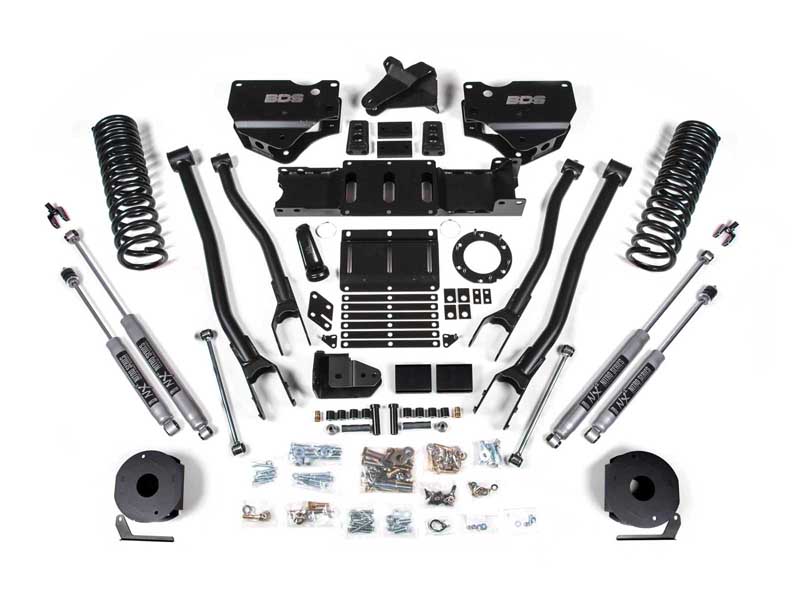 BDS Suspension BDS1738FS 6" Lift Kit w/ 4-Link 2019-2024 Ram 2500 w/Air Ride 4WD Diesel