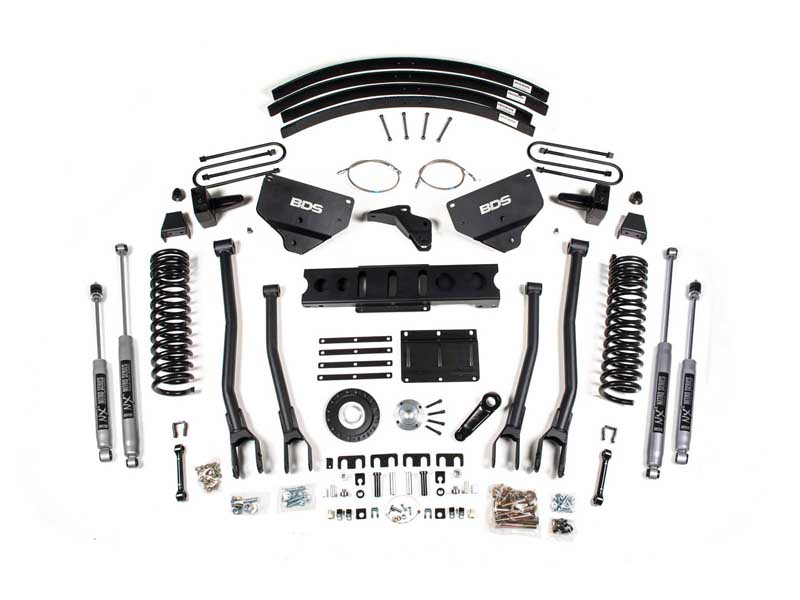 BDS Suspension BDS1790FS 8" Lift Kit w/ 4-Link 2013-2018 Ram 3500 4WD Diesel