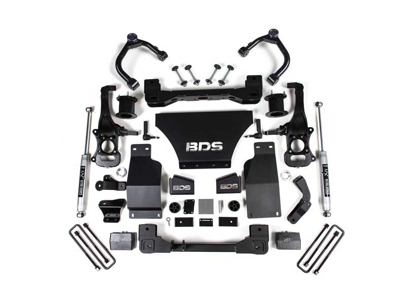BDS Suspension BDS1800FS 4" Lift Kit 2019-2024 Silverado/Sierra 1500 4WD Gas