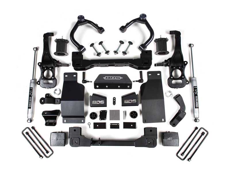 BDS Suspension BDS1803H 6" Lift Kit 2019-2024 Silverado/Sierra 1500 4WD Diesel