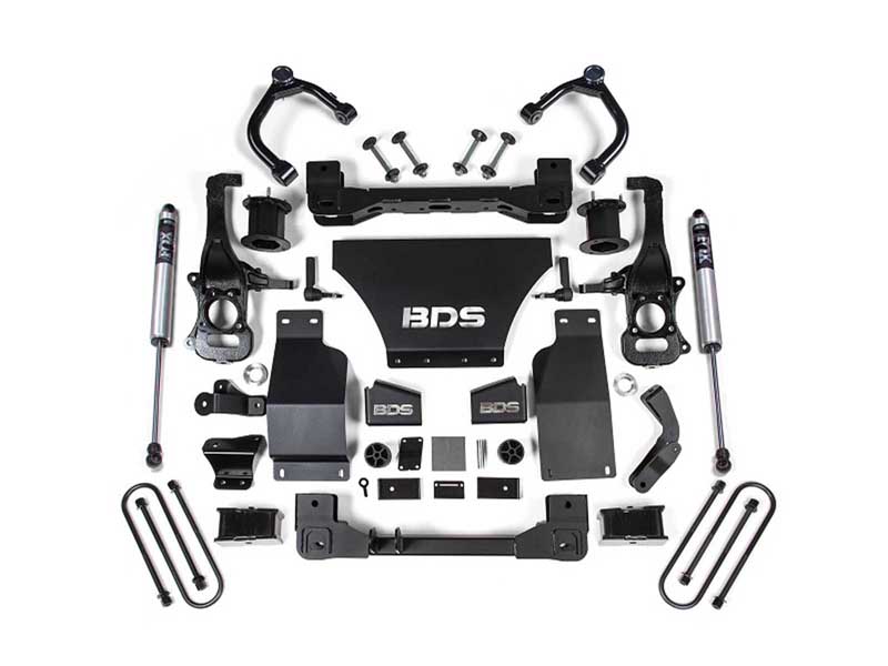 BDS Suspension BDS1851FS 25-Up Silverado/Sierra 1500 4WD 4" Suspension Lift Kit V8 Gas