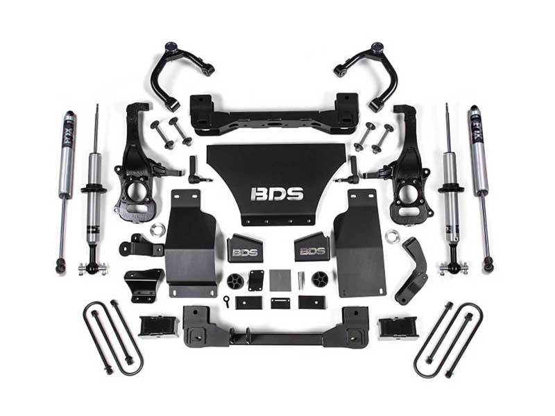 BDS Suspension BDS1851FSR 25-Up Silverado/Sierra 1500 4WD 4" Suspension Lift Kit V8 Gas