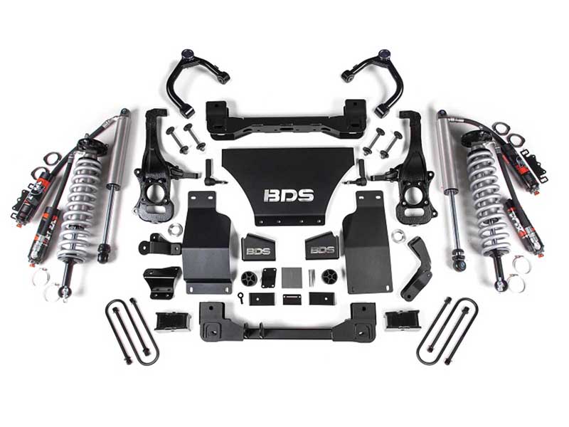 BDS Suspension BDS1851PES 25-Up Silverado/Sierra 1500 4WD 4" Suspension Lift Kit V8 Gas