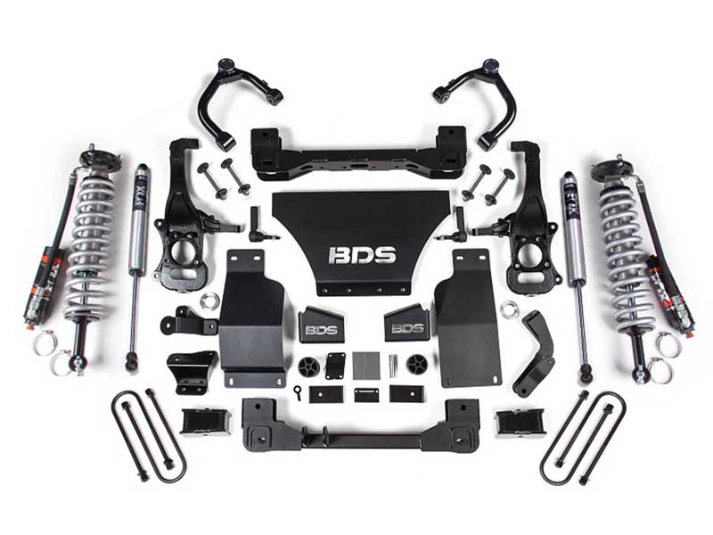 BDS Suspension BDS1851PSS 25-Up Silverado/Sierra 1500 4WD 4" Suspension Lift Kit V8 Gas