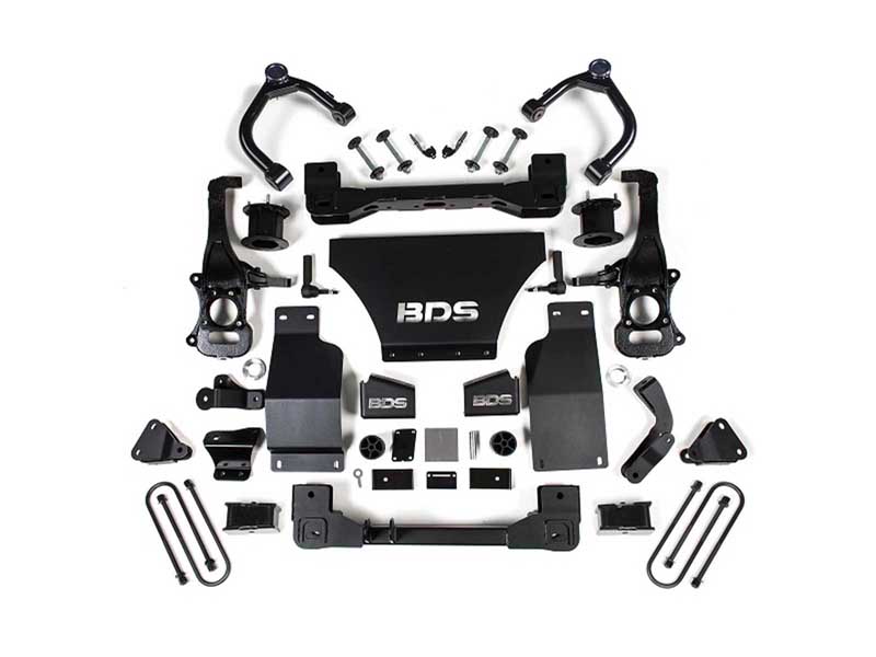 BDS Suspension BDS1852H 25-Up Silverado/Sierra 1500 4WD 4" Suspension Lift Kit w/ARC V8 Gas