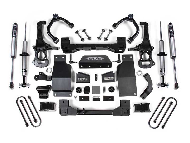 BDS Suspension BDS1853FSR 25-Up Silverado/Sierra 1500 4WD 4" Suspension Lift Kit 3.0 Diesel