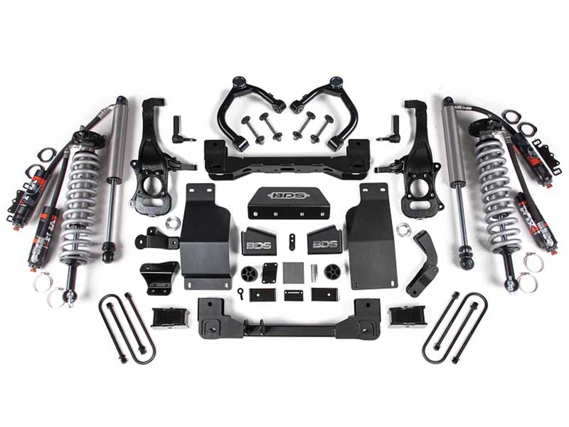 BDS Suspension BDS1853PES 25-Up Silverado/Sierra 1500 4WD 4" Suspension Lift Kit 3.0 Diesel