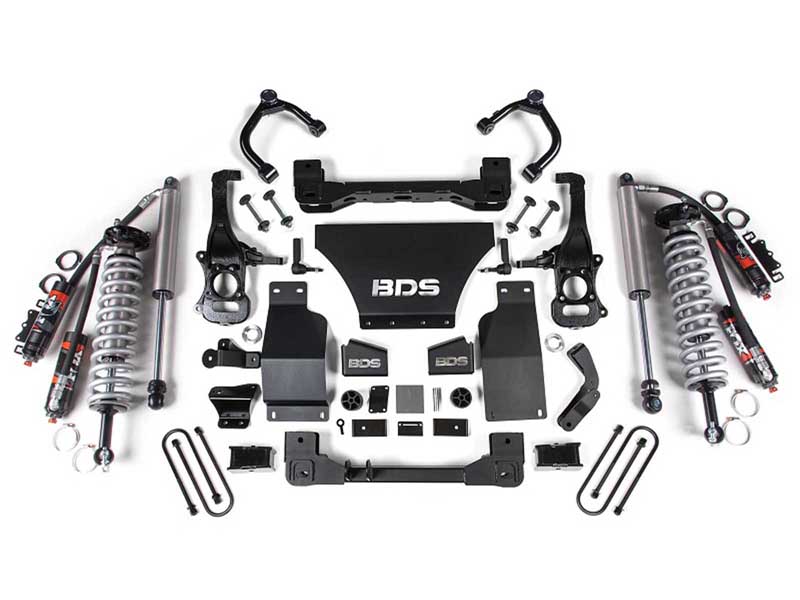 BDS Suspension BDS1855PES 25-Up Chevy TB/GMC AT4 1500 4WD 2.5" Suspension Lift Kit V8 Gas