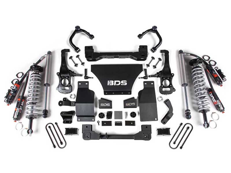 BDS Suspension BDS1856PES 25-Up Chevy TB/GMC AT4 1500 4WD 2.5" Suspension Lift Kit 3.0 Diesel