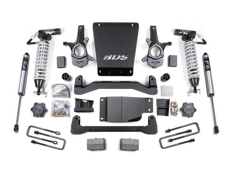 BDS Suspension BDS185FDSC 4" Lift Kit FOX 2.5 Coil-Over 2007-2013 GM 1500 Truck 4WD